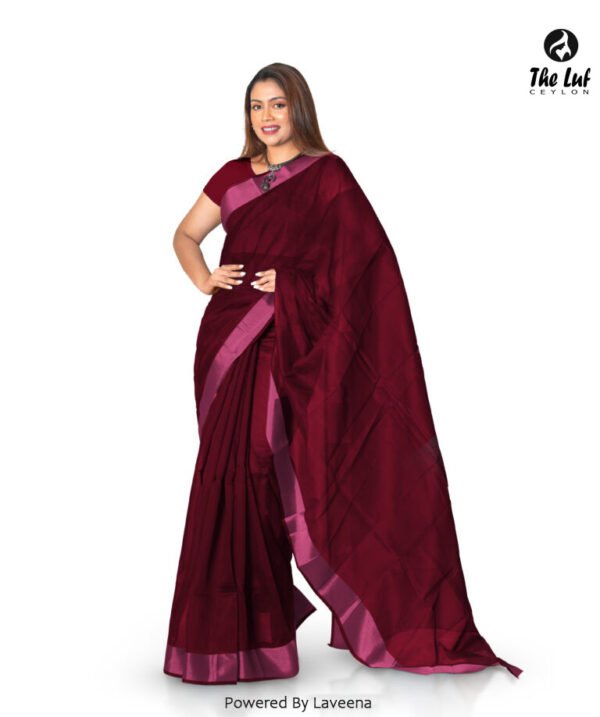 Organza Saree - 100C - Image 4