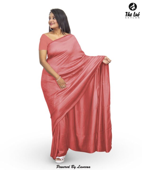 Silk Crape Plain Saree - 403