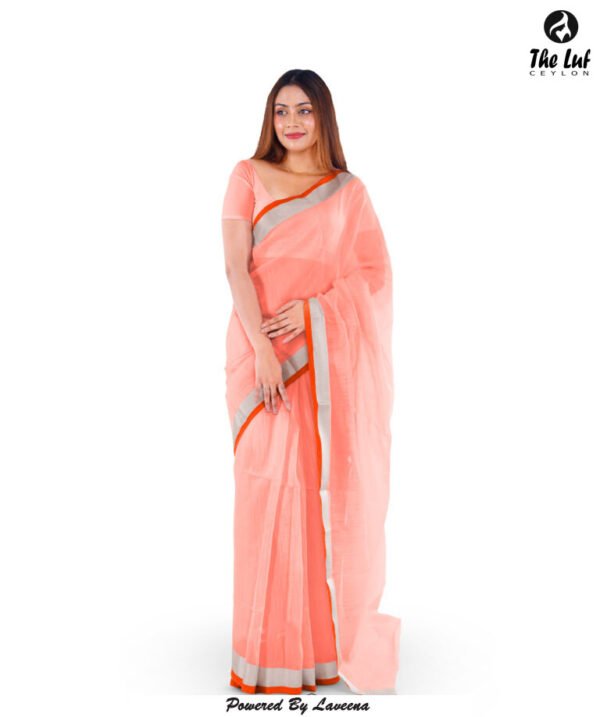 Organza Saree - 6620B - Image 3