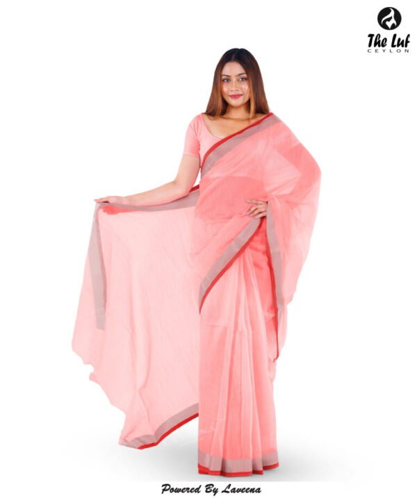 Organza Saree - 6620H - Image 3