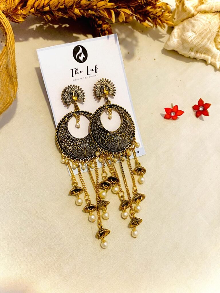 Oxidised Jhumka Style Earring – L001