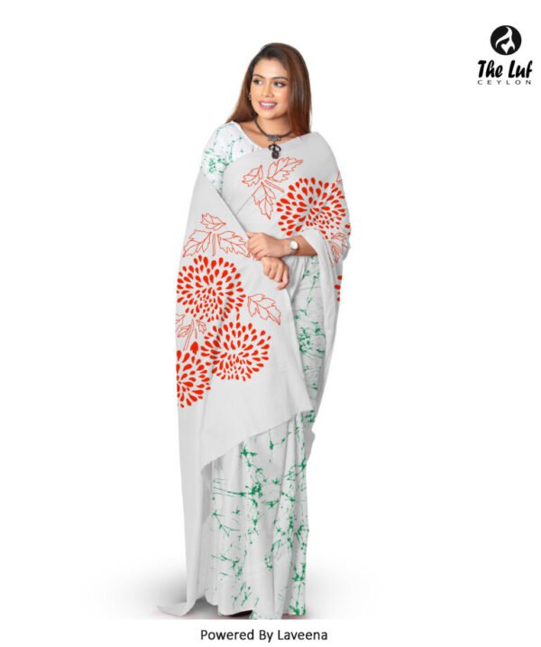 Cotton Saree - 811GR - Image 3