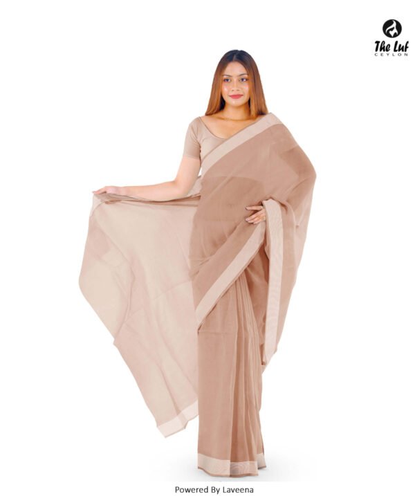 Organza Cotton Saree - 7091G