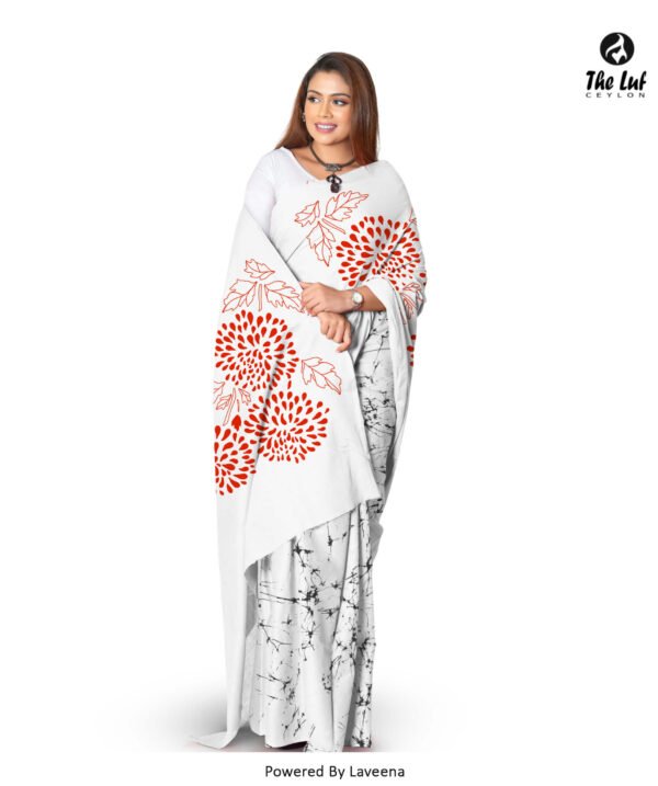 Cotton Saree - 811WBR - Image 3