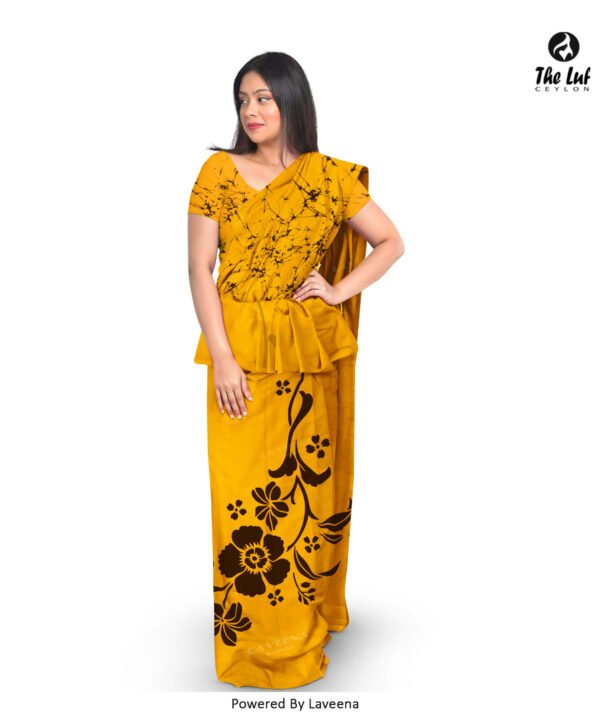 Cotton Saree - 807YBR - Image 2