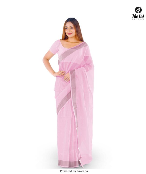 Organza Cotton Saree - 7190J